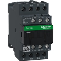 No-Invertir el contactor, 24VDC, 20A, 4P, carril del estruendo, serie de TeSys Deca