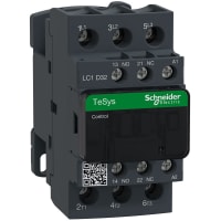 No-Invertir el contactor, 415VAC, 32A, 3P, RIEL DIN, serie de TeSys Deca