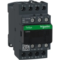 No-Invertir el contactor, 24VDC, 20A, 4P, carril del estruendo, serie de TeSys Deca