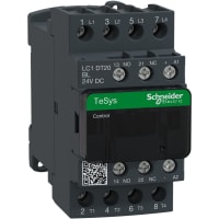 No-Invertir el contactor, 24VDC, 20A, 4P, carril del estruendo, serie de TeSys Deca