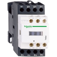 No-Invertir el contactor, 12VDC, 25A, 4P, RIEL DIN, serie de TeSys Deca