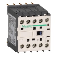 Contactor miniatura LC1 3P,  6 A,  22 kilovatio,  48 VAC, serie de los micrones de TeSys