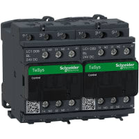 Invertir el contactor LC2, 3P,  9 A,  4 kilovatio,  24 VDC, serie de TeSys Deca