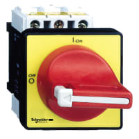 Interruptor No-Fusible de la desconexión, 3 poste, 12 A, kilovatio de 7.5, IP20, IP65
