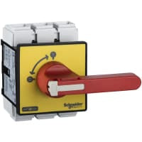 Interruptor No-Fusible de la desconexión, 3 poste, 125 A, 45 W, IP20, IP65