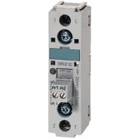 Relais de estado sólido, 15-24 VDC, SPST-NO, 70A/600V, conmutación cero, serie 3RF