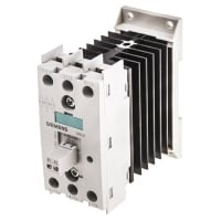 Montaje del panel del carril del estruendo del tornillo de 3P-NO SSR, tiristor del paso a cero, 10.5 A, 30 C.C. de V