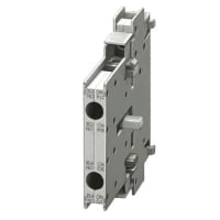 Bloque auxiliar de los contactos, 10A 1NO-1NC, abrazadera lateral del tornillo del montaje, serie 3RH