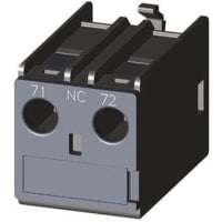 Bloque auxiliar de los contactos, 10A 1NC, terminal del tornillo 71 72, Snap-on, serie 3RH