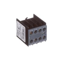 Bloque auxiliar de los contactos, 10A 4NC, tamaño S00 y S0, tornillo, Snap-on, serie 3RH