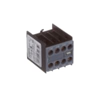 Bloque auxiliar de los contactos, 10A 3NO-1NC, Sz S00 S0, tornillo, Snap-on, serie 3RH
