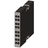 Contacto auxiliar Snap-On con el terminal del RESORTE, NO/NC, 10 A, 250 C.C. de V, 690 CA de V