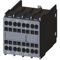Bloque auxiliar del contacto, terminal del resorte, 1No2Nc