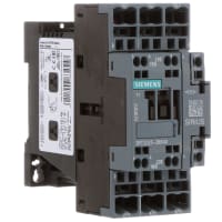 Contactor de Sirius 3Rt2 3 poste, 16 A, 7.5Kw, bobina de la C.C. de 24 V