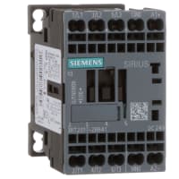 Sirius 3Rt2 3 Pole Contactor, 12 A, 5.5Kw, C.C. Coil de 24 V