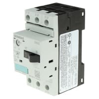 Interruptor, 4.5-6.3A, 3-P para la protección del motor, 100 ka, 690V, serie 3RV1