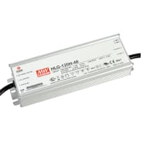 Fuente de alimentación, AC-DC, 48V, 2.5A, 100-305V adentro, sellado, PFC, conductor del LED, serie de HLG-120H