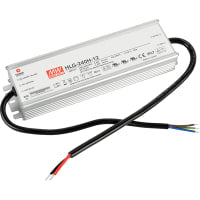 Power Supply, AC-DC, 20V, 12A, 100-305V adentro, Sealed, PFC, LED Driver, HLG-240H Series
