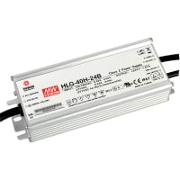 Fuente de alimentación, AC-DC, 24V, 1.67A, 100-305V adentro, sellado, PFC, conductor del LED, serie de HLG-40H