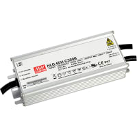 Fuente de alimentación, AC-DC, 24V, 2.5A, 100-305V adentro, sellado, PFC, conductor del LED, serie de HLG-60H