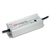 fuente de alimentación, AC-DC, 100V, 0.7A, 100-305V adentro, sellado, PFC, conductor del LED, serie de HLG-60H