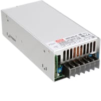 Fuente de alimentación, AC-DC, 36V, 17.5A, 100-264V adentro, incluido, montaje del panel, PFC, serie HRP-600