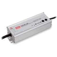 Power Supply, AC-DC, 24V, 2.71A, 180-528V adentro, Sealed, PFC, LED Driver, HVG-65 Series