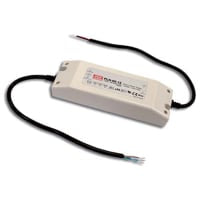 Fuente de alimentación, AC-DC, 20V, 3A, 100-295VIn, sellado, Pnl Mnt, conductor del LED, 60W, serie PLN-60