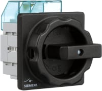 Negro rotatorio del actuador 25A 4Hole del disco de la puerta rotatoria negra del interruptor 3P
