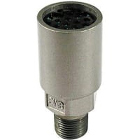 Silenciador, cinc fundido a troquel, 1 " pinta, línea aérea