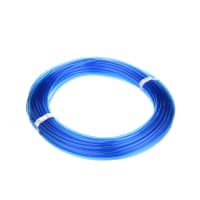 Tubería, poliuretano, 6m m, azul, rodillo del metro de 33