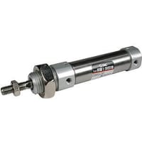 El solo cilindro doble de Rod, alesaje de 20m m, 25m m frota ligeramente, la serie CD85