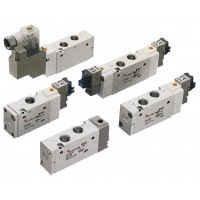 SYJ700 G 1/8 3/2 Solenoid/Spring St&-Alone Pneumatic Control Valve, 490.75nl/min | SMC