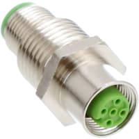 Adaptador, en serie, M12, recto, varón/hembra, serie de PLUSCON