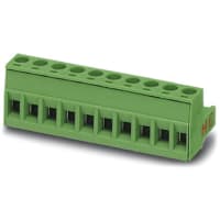 PCB Plug Screw 5.08m m 12AWG 320V 16A 9 Position COMBICON MSTB Series