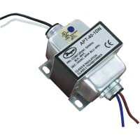 El Pwr Xformer, entrada de 120 VAC, 24VAC de la CA aisló Otpt, 40VA, cubo dual