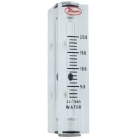 Flujómetro, VFA modelo, aire de 0.1-1 SCFH, 2 adentro. Scale, el 5% Accur., Extremo Connections