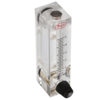 Flujómetro, VFA modelo, aire de 0.6-5 SCFH, los 2in. Escala, exactitud del 5%, válvula de cobre amarillo