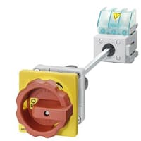 EM de 16A 3-P. - PARE el MONTAJE del INTERRUPTOR RED/YELLOW 4-HOLE del DISCO