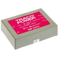 Fuente de alimentación; AC-DC; Módulo; Salida dual, 15V@500mA, -15V@500mA; Serie de TMP
