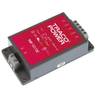 Fuente de alimentación, AC-DC, 12V, 1.25A, 85-264V adentro, encapsulado, carril del estruendo, 15W, serie de TMP