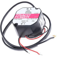 24W, 1, fuente de alimentación encajada del modo del interruptor, 24VDC, 1A, serie de TIW 24