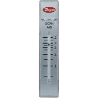 Flujómetro; Modelo RMA; 5-50 Aire de SCFH; 2 adentro. Escala; +-4% exactitud; Cuerpo plástico
