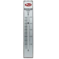 Flujómetro; Modelo RMB; aire de 1-10 SCFH; 5 adentro. Escala; +-3% exactitud; Cuerpo plástico