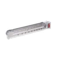 Flowmeter, Model RMC, 100-1000 SCFH Air, 10 " Scale, el 2% Accuracy, Plastic Body