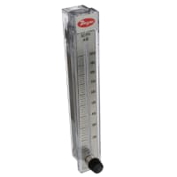 Flujómetro, 100-1000 SCFH, aire, escala del 10in, +-2% exactitud, tipo RMC, serie de RM