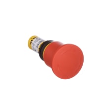 Interruptor de paro de emergencia, torcedura al reajuste, cabeza de la seta del rojo los 45Mm, serie C22