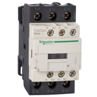 Contactor No-Que invierte, nema Sz 1, 3-Pole 120 VAC, serie de TeSys N