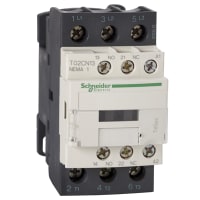 Contactor No-Que invierte, nema Sz 1, 3-Pole 480 VAC, serie de TeSys N