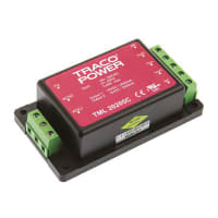 Fuente de alimentación, AC-DC, 20W, 2, SwitchMode encajado (SMPS), C.C. de +/-5V, 2000mA